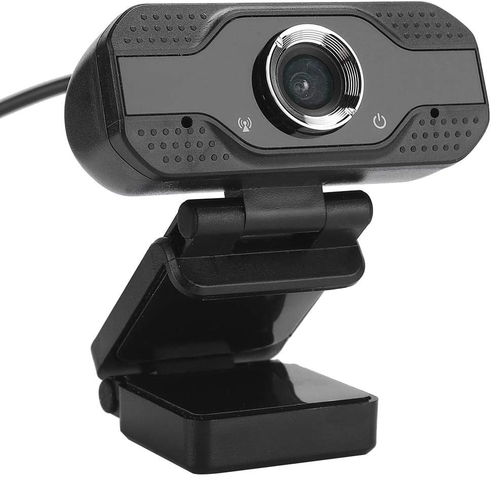 ciciglow 1080P PC Webcam, Desktop Computer Camera USB with Microphone USB Online Class Webcam for Live Streaming, Video