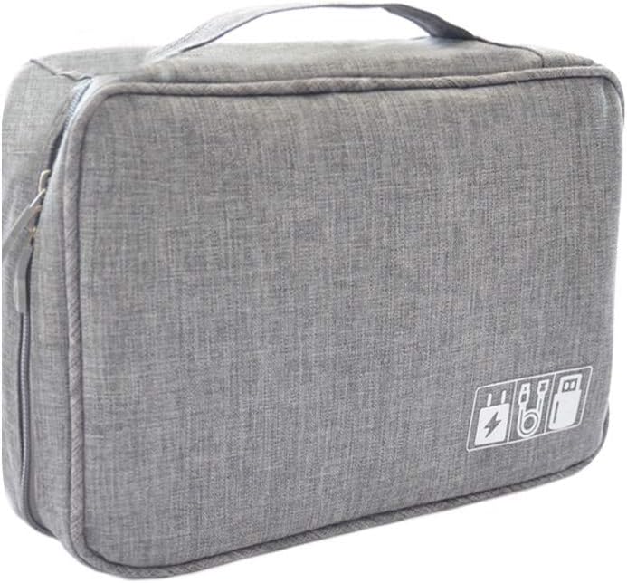 BYOYO Carrying Bag Case Storage Organizer for Projectors and Accessories (Grey, Single)