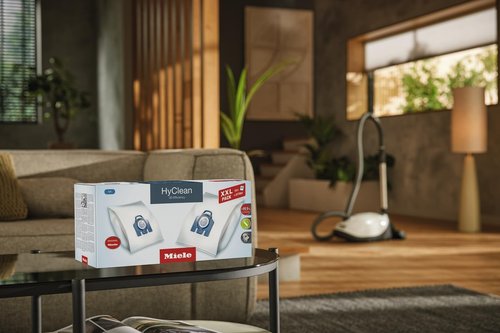 Miele Original Performance Pack Vacuum Cleaner Bags - 16 HEPA AirClean Bags for C2, C3, S8, S5, S2 Models