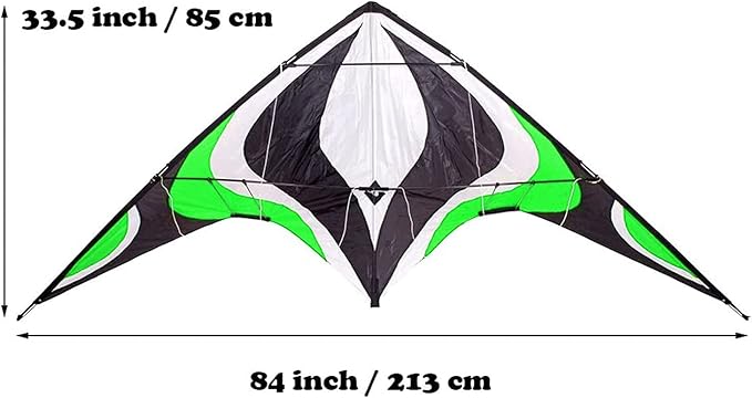 Babyeden Large Dual Line Stunt Kite, 84 Inch Wide Entry-Level Sport Kite for Adults and Teenagers