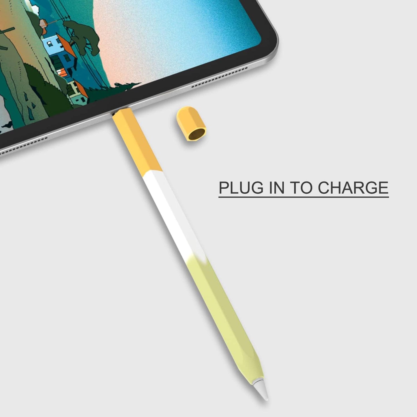 LOVE MEI 1st Silicone Sleeve Case for Apple Pencil Generation Holder Protective Skin Cover case for iPad, Mix Colours
