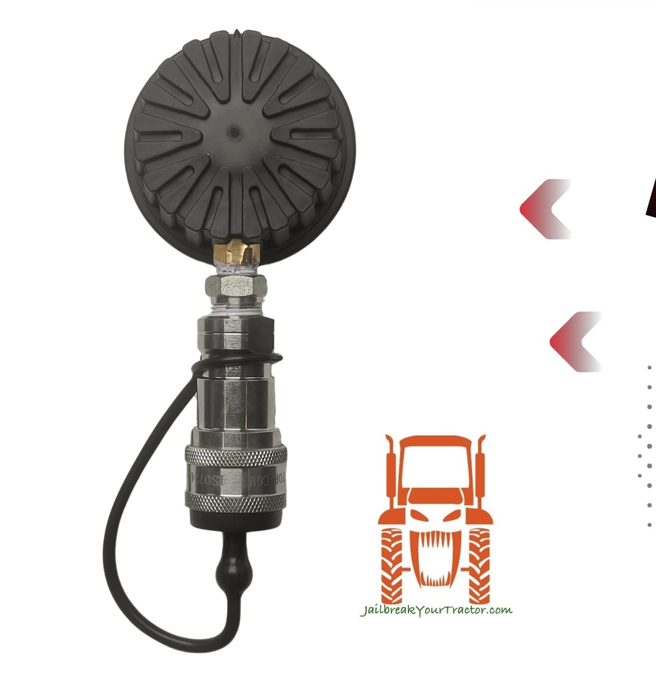 JailBreakYourTractor kit W/Gauge HST Hydraulic Shims Compatible with Kubota MX, L Series +25% Power