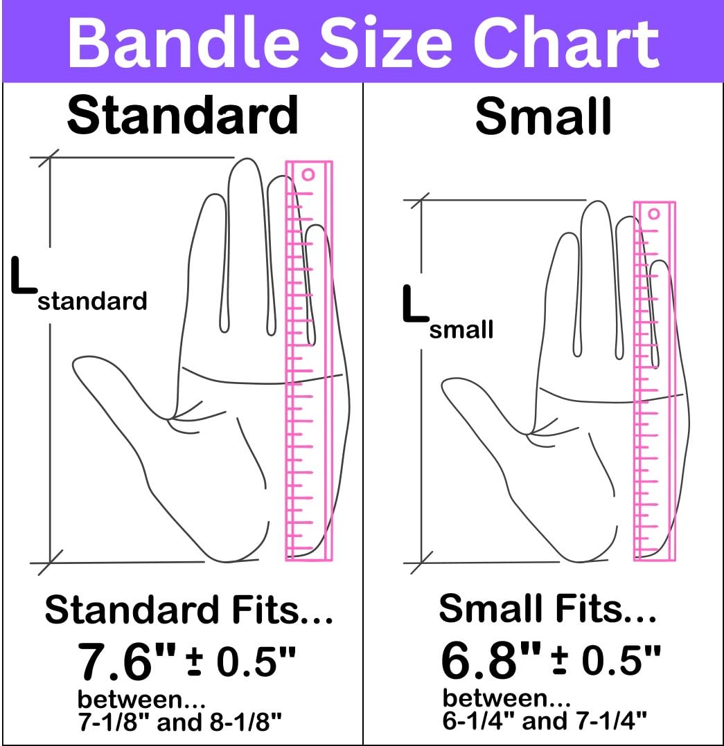 Bandles™ - True Ergonomic Resistance Band Handles | Unleash the Full Potential of Pain-Free, Full-Body Workouts | Durable & Comfortable for High-Intensity Training (2 Handles) (Steel Gray, Standard)