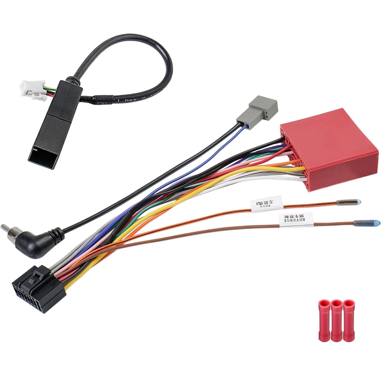 24Pin 2 3 5 6 CX-5 CX-7 CX-9 MX-5 Android Radio Harness Kit Car Stereo Wiring Harness Adapter Antenna Connector