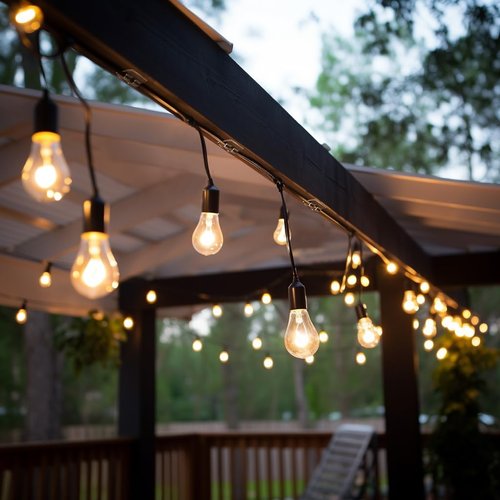 Hetyue Heavy-Duty Outdoor String Light Hooks - 66Pcs Waterproof Adhesive Clips for Christmas Lighting