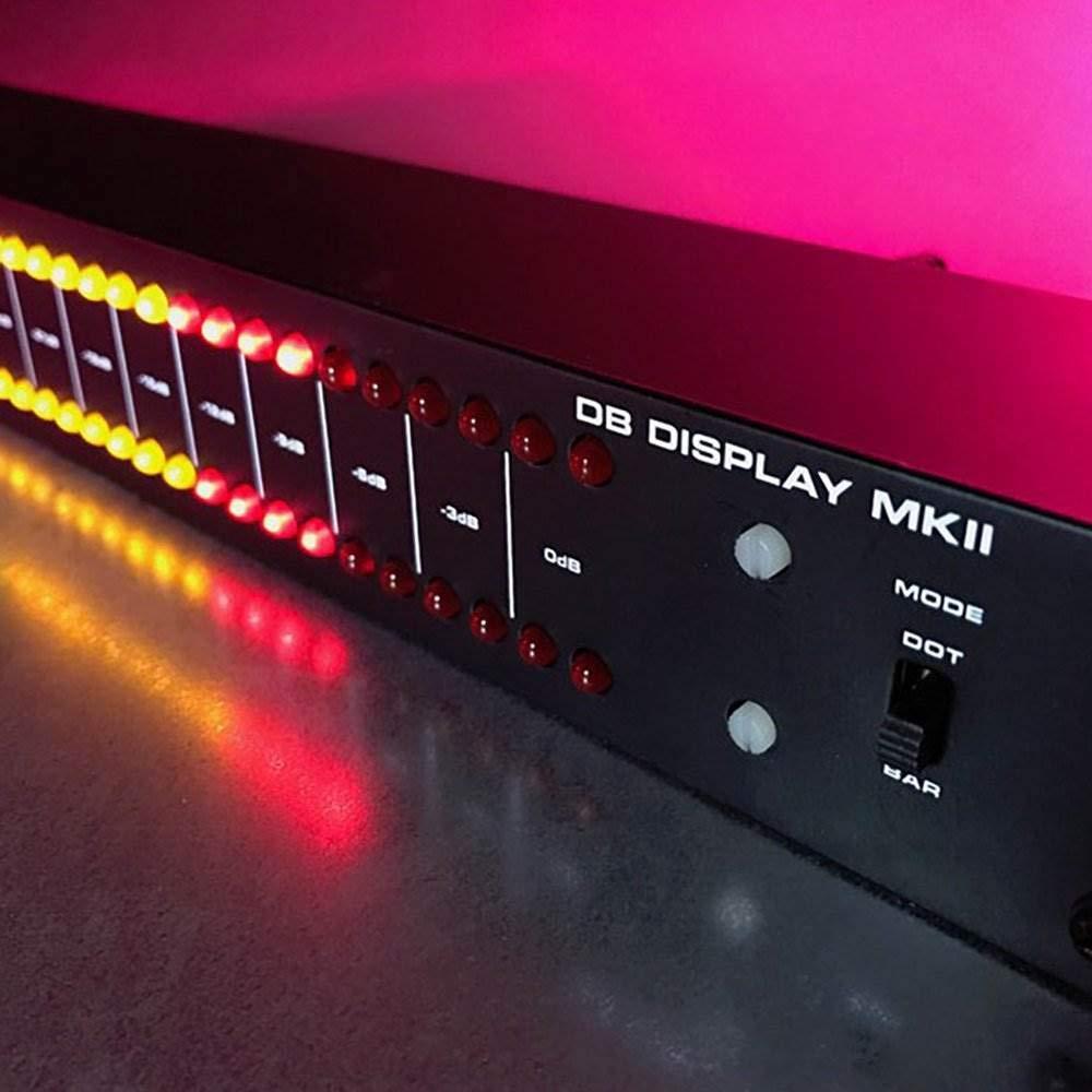 Display MKII 9 in. Metal Rack Mountable LED DB Level Display