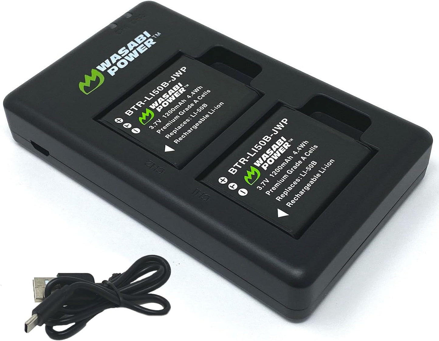 (2-Pack) D-LI92 I-10, RZ10, RZ18, WG-1, WG-1 WG-2, WG-2 WG-3, WG-3 WG-4, WG-4 WG-10, X70, WG-90 Wasabi Power Battery