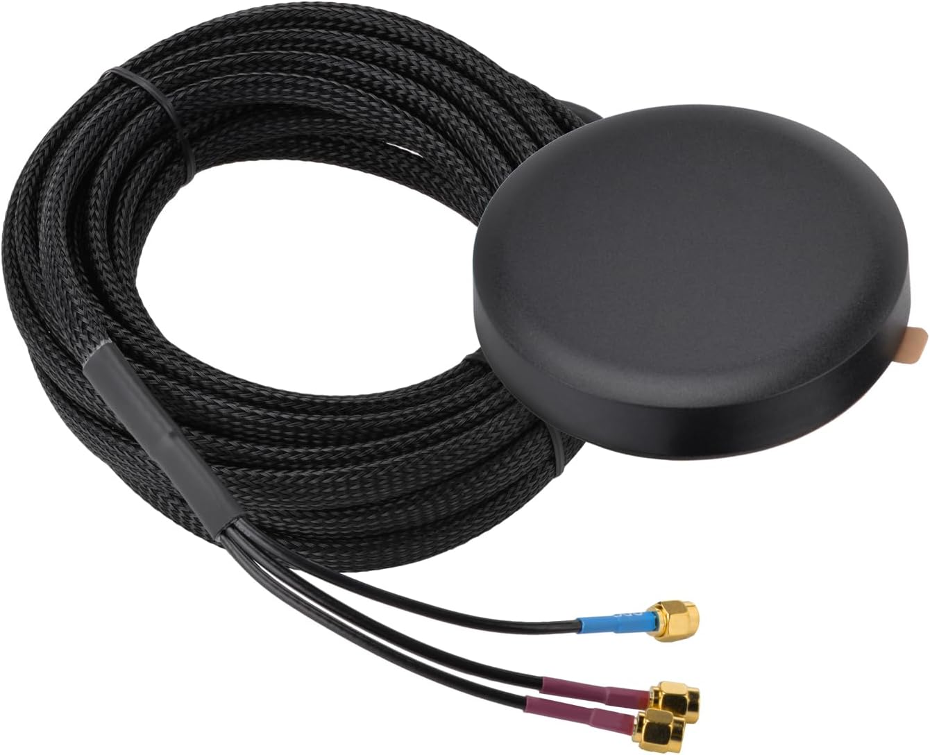 Superbat 4G 4G LTE Cellular GPS Combined Antenna Fixed Bracket Wall Mounting SMA Male MIMO Antenna Compatible with LTE