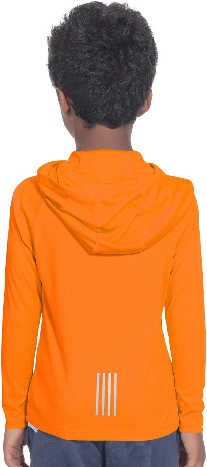 Hoodies for Boys Outdoor Recreation Shirts - Youth Athletic Tops Sun Protection UPF 50+