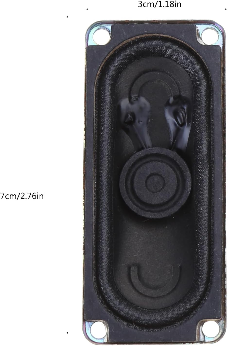 BAIMOQI 5W 8Ohm 30x70mm Speaker Horn Shape Replacement Loudspeaker Electronic Multimedia Portable Speaker Amplifier