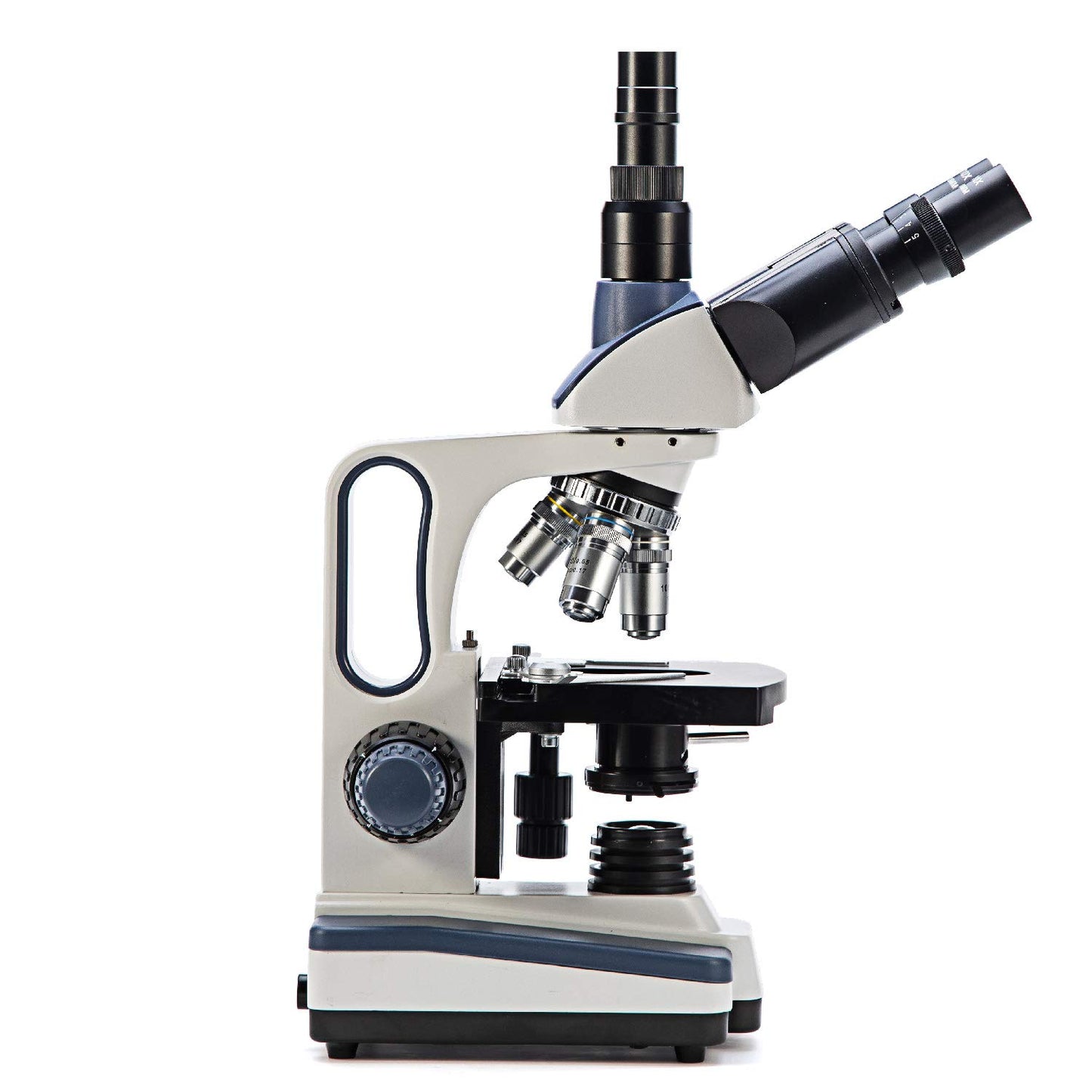 Swift Compound Trinocular Microscope SW350T,40X-2500X Magnification,Siedentopf Head,Two-Layer Mechanical Stage,with Swiftcam 5 Megapixel Camera and Software Windows/Mac/Linux and USB 3.0 Cable