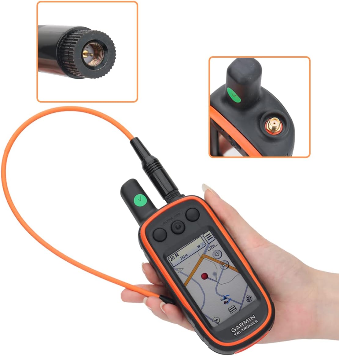 Roniware 15 inch 100 200 200i 220 320 430, Extended Long Range Flexible Receiver Orange Antenna Upgrade Whip Antenna