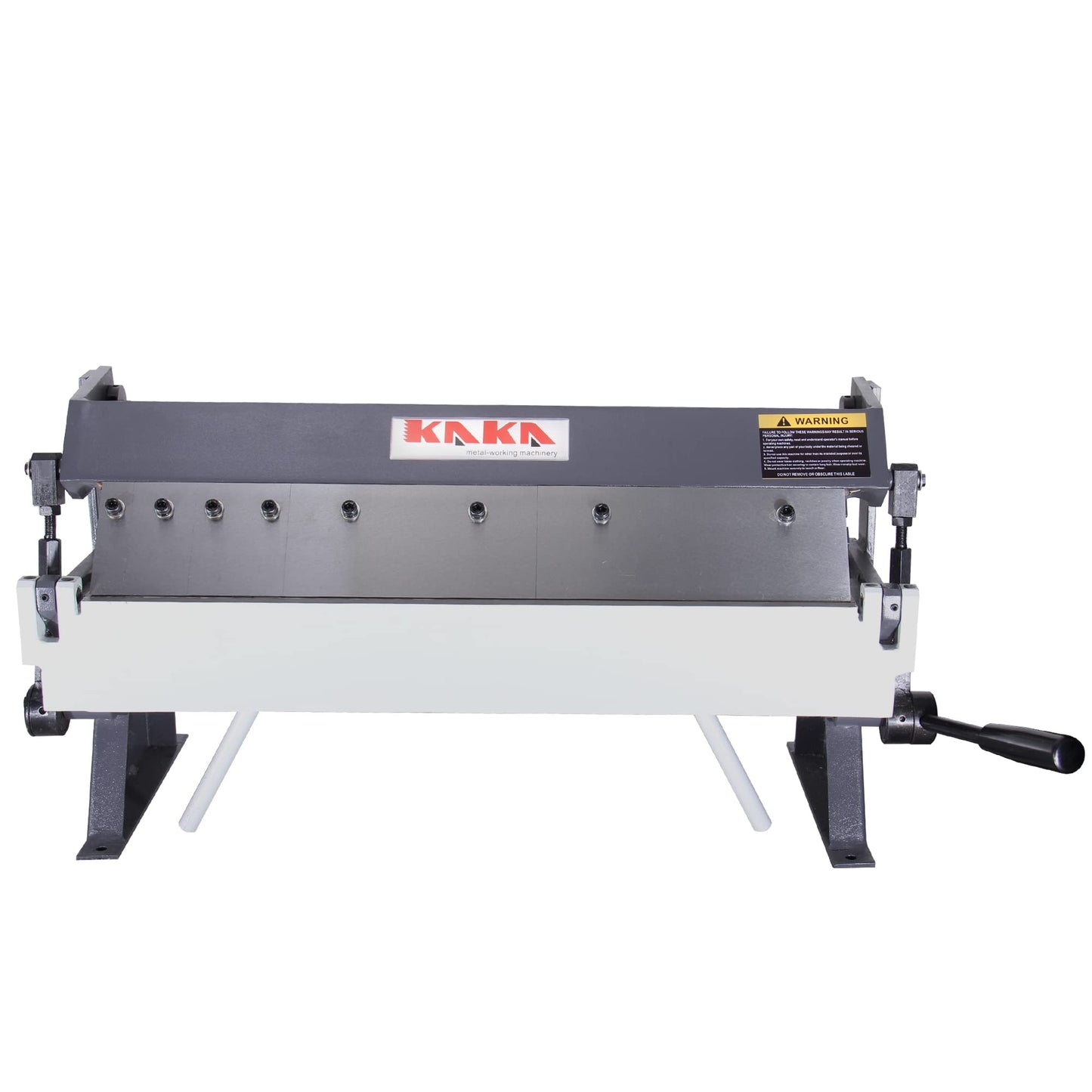 KAKA INDUSTRIAL Box and Pan Brake, 24-Inch 20-Gauge (0.035") Capacity, Minimum Reverse Bend 0.47"(12mm), Max Box Bending Depth 1.38"(35mm), Bender for Workshop Garage DIY Metal Fabrication W-2420A