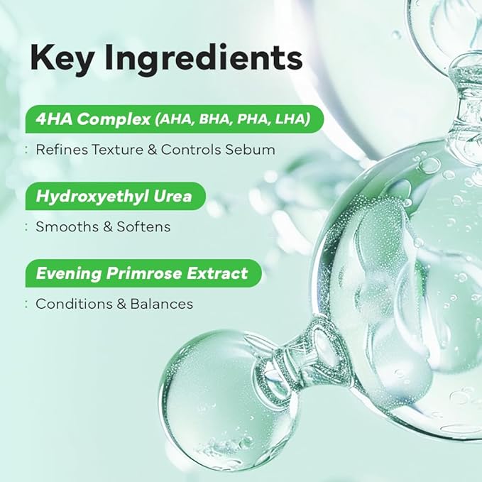 SAM?™U PH Sensitive Pore Fit Face Mask ??Pore Tightening & Exfoliating Vegan Sheet Mask with AHA, BHA, PHA, LHA, Texture Refining, Travel-Friendly Korean Skincare (5 Sheets)
