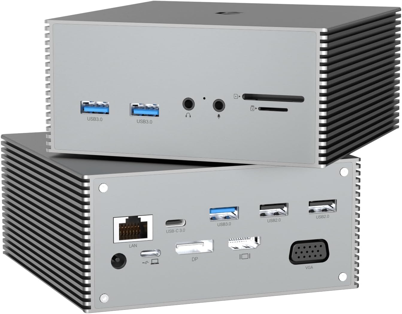 SUTOUG 16-in-1 4K USB-C Docking Station with Triple Display, HDMI, USB Ports, Ethernet, SD/TF Card Reader - Compatible