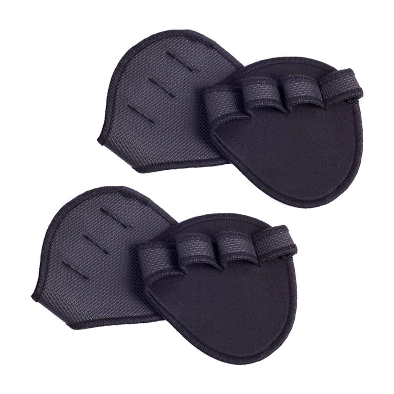 Gogogmee Non-Slip Palm Protector Lifting Gloves Pair Breathable Fitness Palm Pads for Men Gym Weightlifting Cycling Outdoor Sports 4.72X4.33In