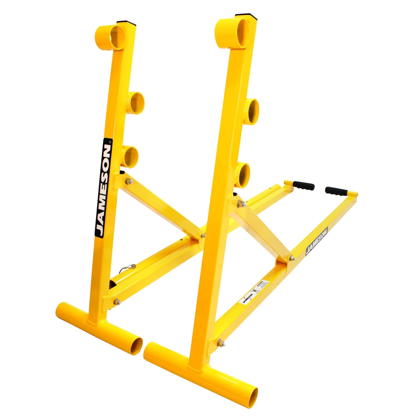 Jameson Heavy Duty Portable Reel Buck – Adjustable Steel Cable Reel Stand, 1,000 lb Capacity | Holds Reels up to 54” Diameter x 40” Width | Collapsible, Quick Setup | Made in USA