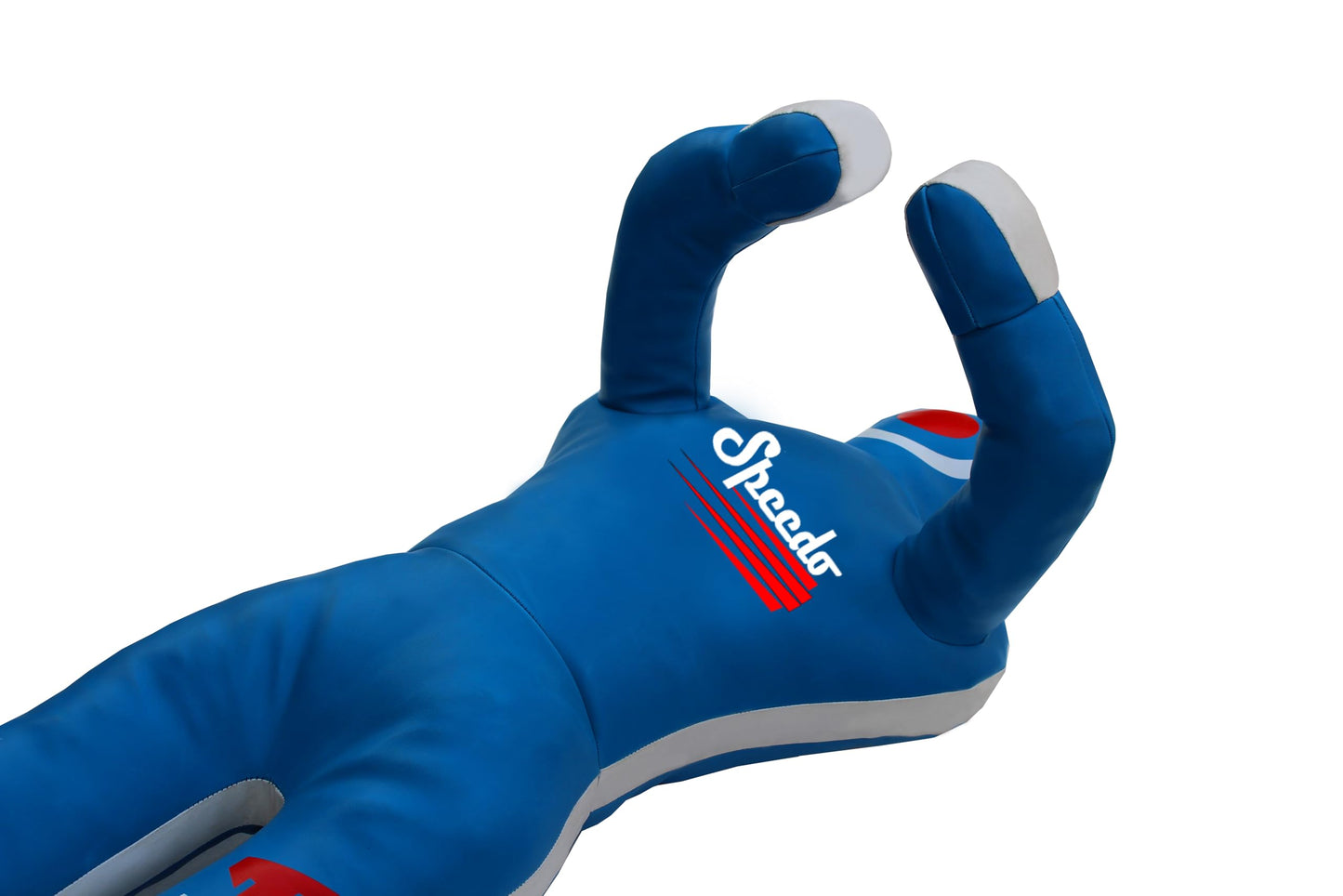 Grappling Dummy for Adult BJJ Judo Wrestling Standing Position Brazilian JIU Jitsu MMA Sparring Self Defense Training Vinyl Dummy – UNFILLED (Blue White, 6FT - (70 Inches))