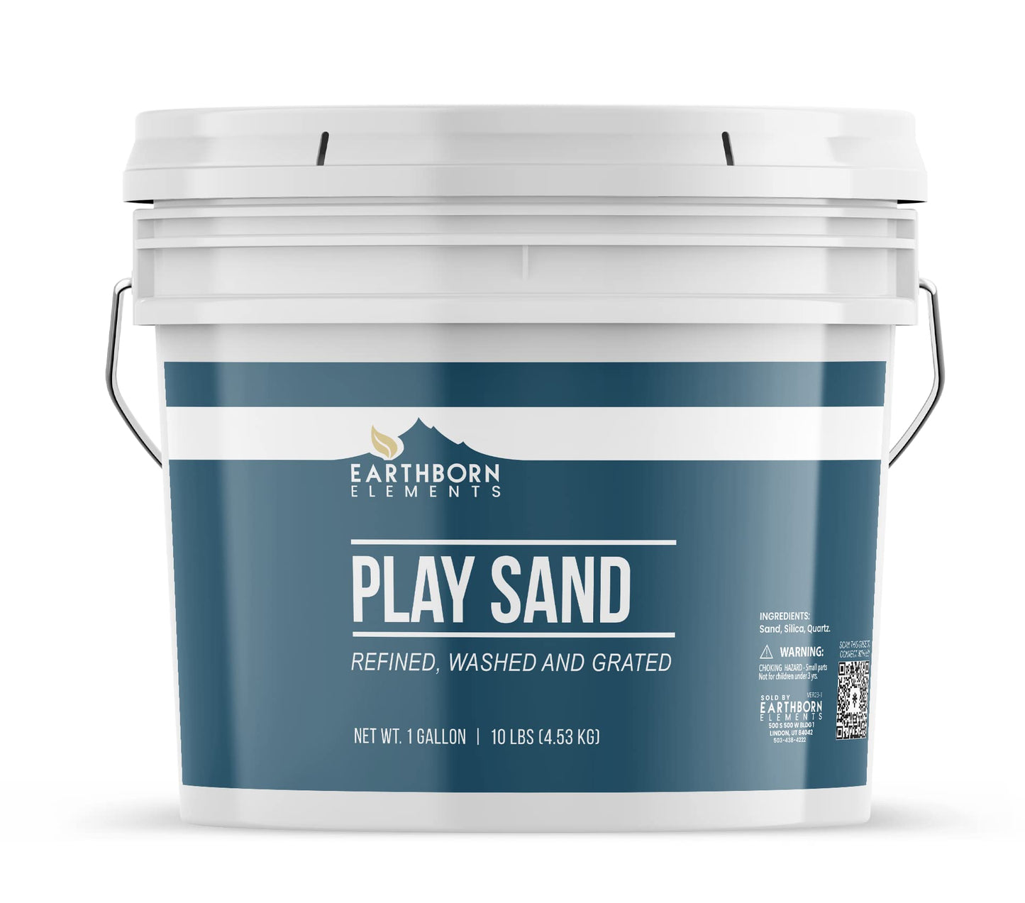 Earthborn Elements Play Sand (1 Gallon), Building & Molding, Indoor & Outdoor (160 Ounce)