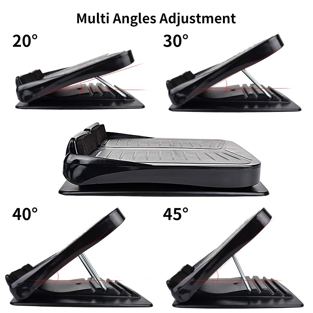 Slant Board, Adjustable Incline Board and Calf Stretcher, Stretch Board for Stretching Tight Calves or Plantar Fasciitis，Foot Stool Adjustable Strength Training Equipment Leg Exercise Machines