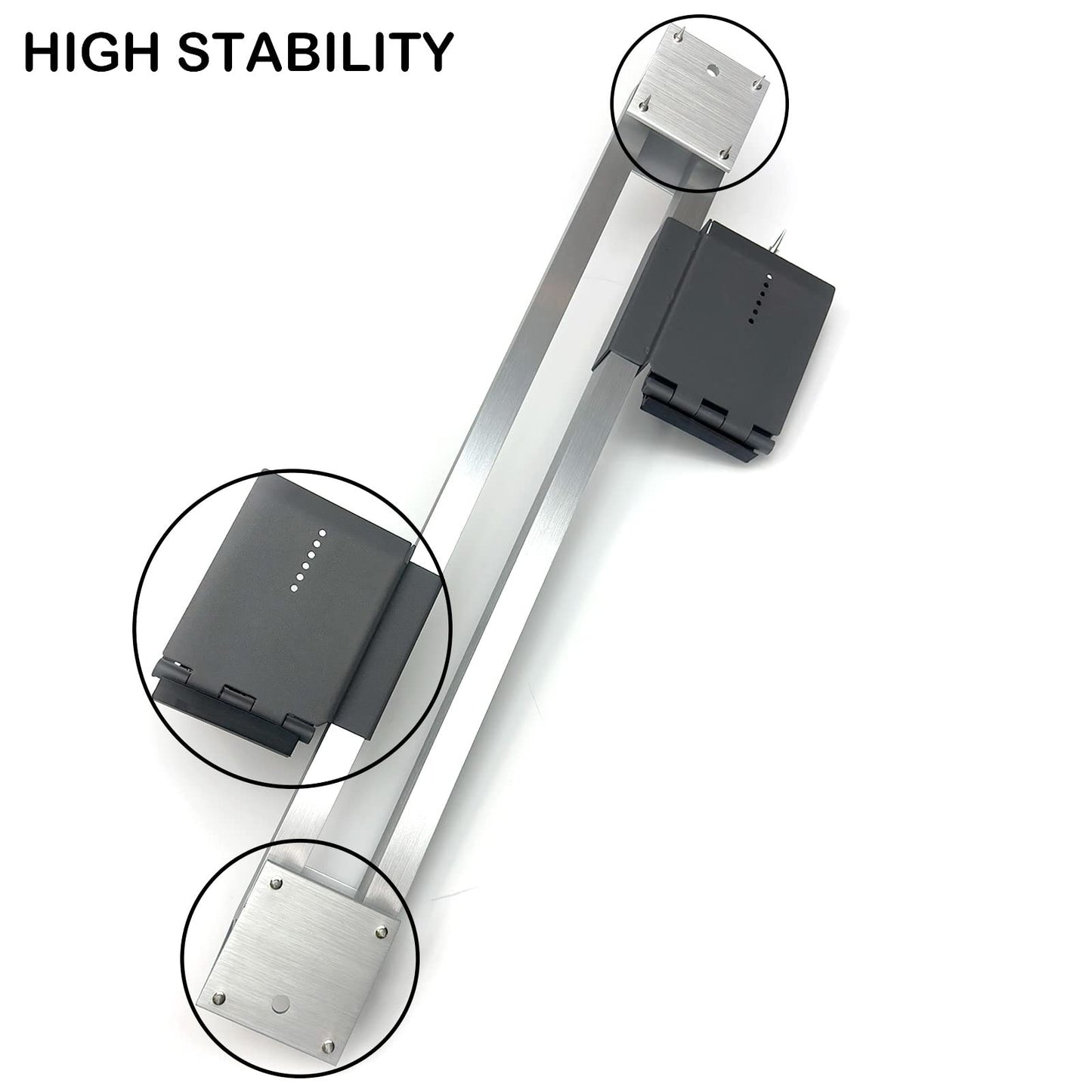 Supvision 30In Lightning Starting Block Sprinter Pedals 6 Angle Adjustable Sprinter Track and Field Aluminum Suitable for Plastic Runway Cinder Track