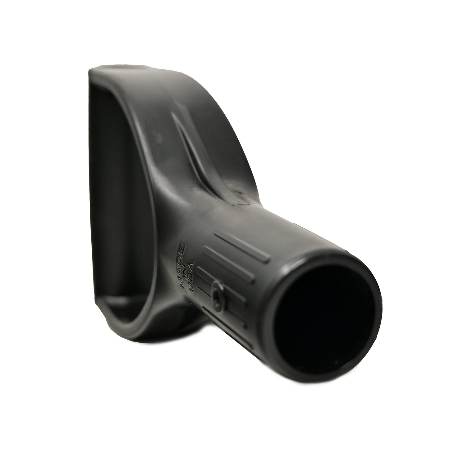 Forest Hill Made in USA D Grip Replacement Handle - 1 Screw Hole, 1.26-inch / 32mm Inner Diameter Mount, Comfortable Wide Grip, Heavy Duty No-Break Polypropylene Co-Polymer (Black)