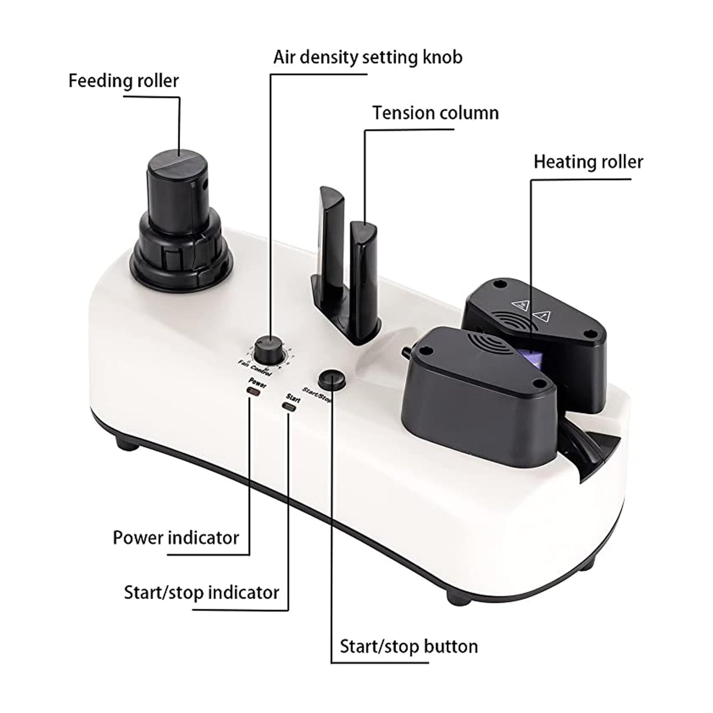 P PBAUTOS YE300 Professional Air Cushion Machine 110V Air Pillow Machine With 300m Free Test Air Cushion Film for Package or Product Shipment Protection