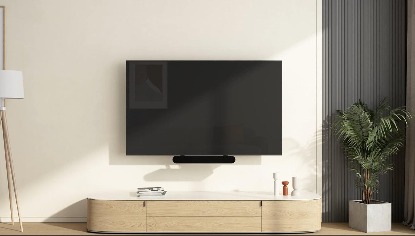 ynVISION.DESIGN TV Mount Bracket Compatible with Sonos Ray Soundbar - Mount Directly Underneath Existing tv (TV Wall