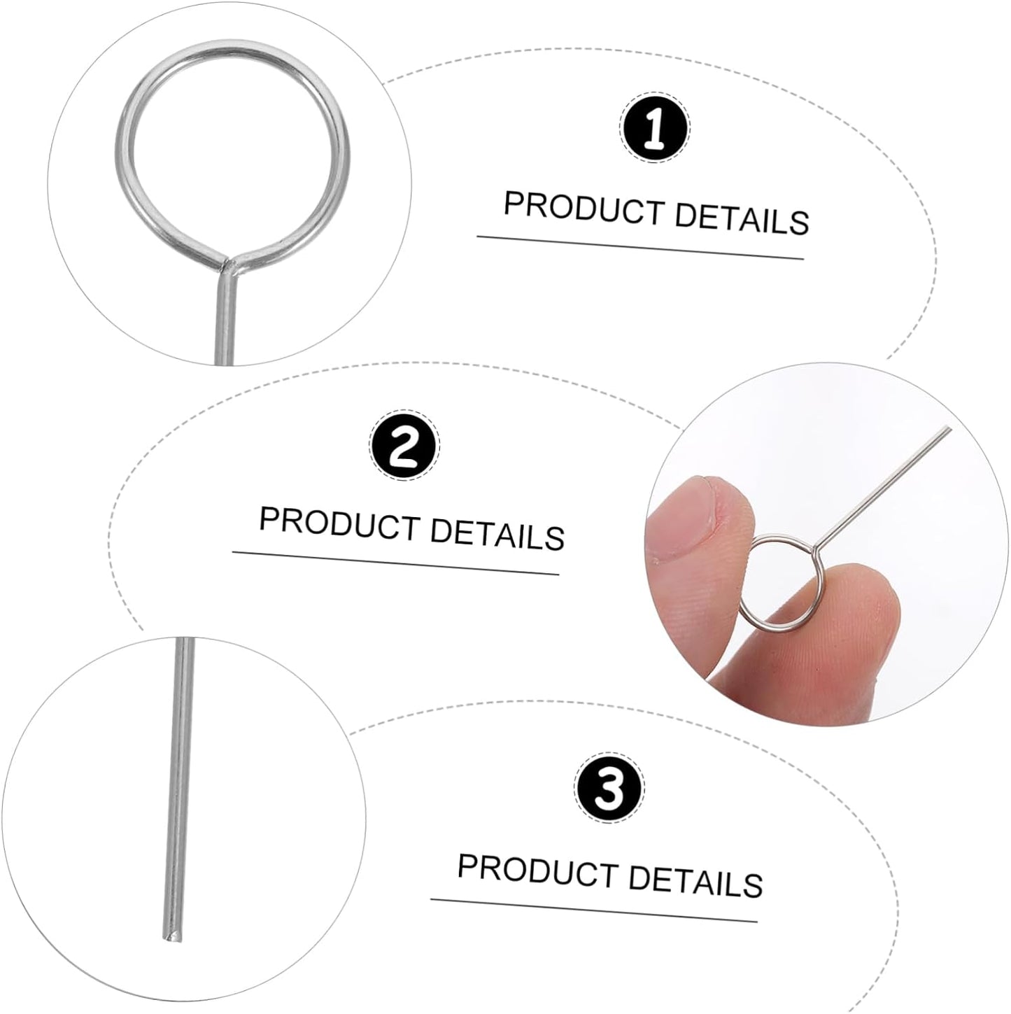 100-Pack Sim Ejector Tool for Smartphones - Essential Mobile Accessory