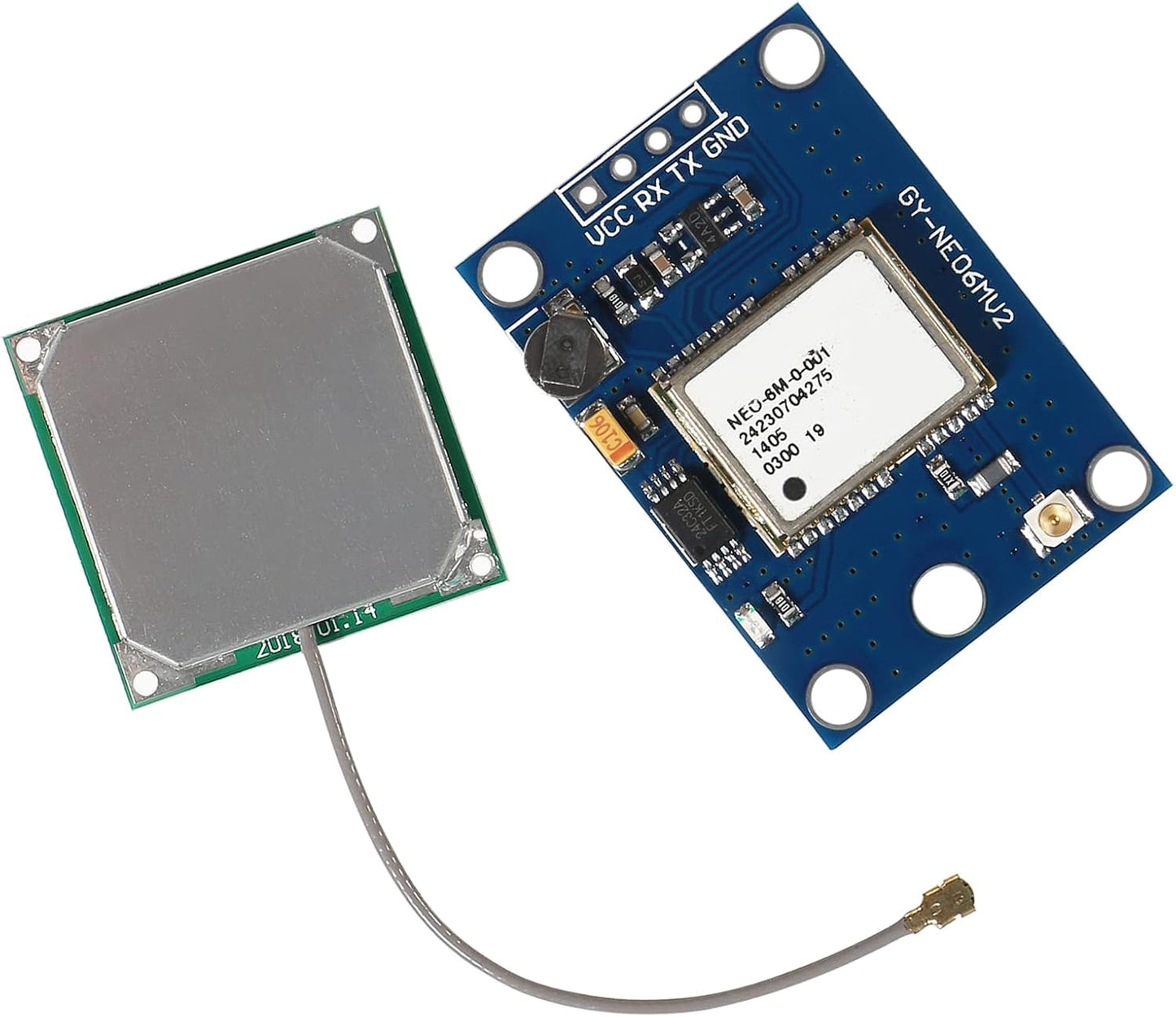 DWEII 3 Set GY-NEO6MV2 NEO-6M NEO6MV2 APM2.5 STM32, ESP32 (3PCS GPS Module with Flight Control EEPROM MWC Large Antenna