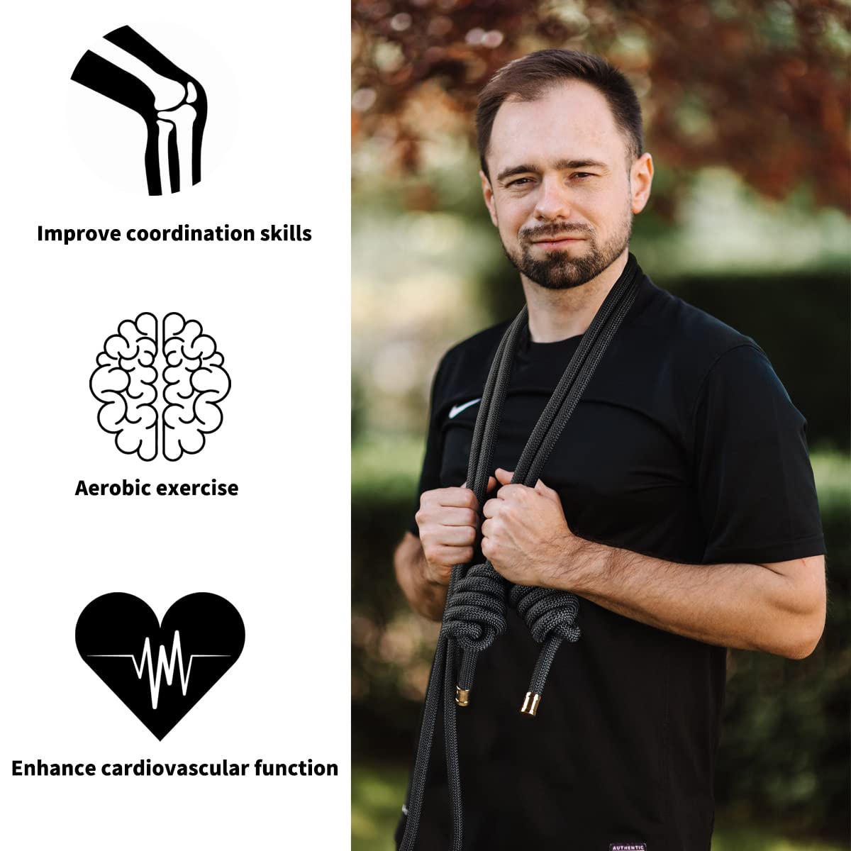 veimia Flow Rope for Fitness High Performance Double Woven Workout Rope Adjustable Flow Jump Rope for Men Women Training Indoor Outdoor Cardio Exercise Ropes for beginner