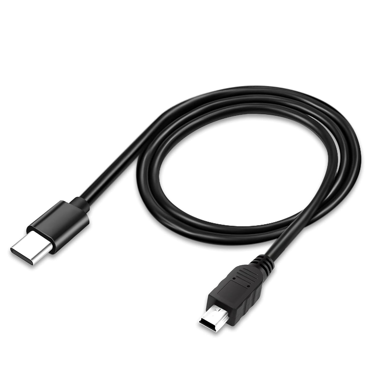 2 5-Pin PS3 MP3 Kxable USB C to Mini USB Cable Feet, USB C to Mini Charging & Sync Data Cord, Compatible with Texas