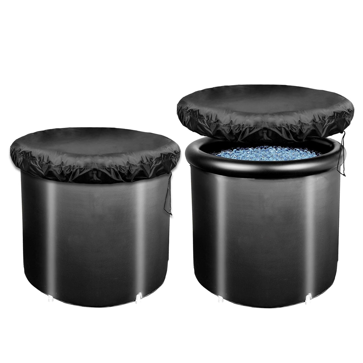 NEAMVCT Ice Tub Cover, Ice Bath Tub Cover and Outdoor Cold Baths, Keeping the Ice Bath Tub Clean for Cover Only, 32" L x 32" W x 12" H