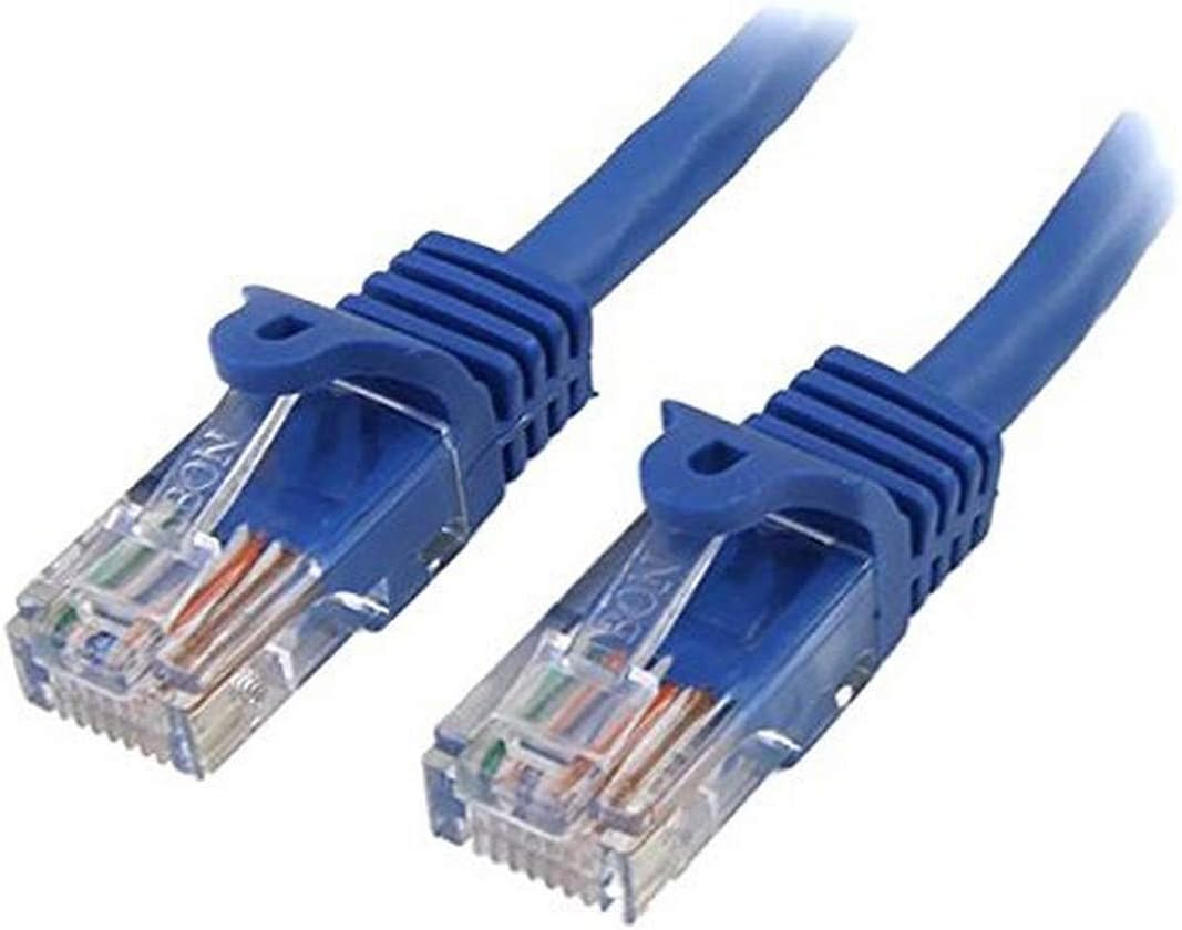 Cat5e Cable10 Cat5e 5e 10ft StarTech.com Ethernet ft - Blue - Patch Cable - Snagless Cable - Network Cable - Ethernet