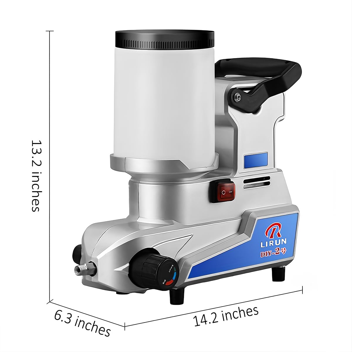 RLIRUN Airless Paint Sprayer, 2.5 L/Min High Flow, 0.5 Gallon Tank, 3 Adjustable Speeds, Durable Construction, 16 ft Hose, Includes 25-Piece Accessory Kit