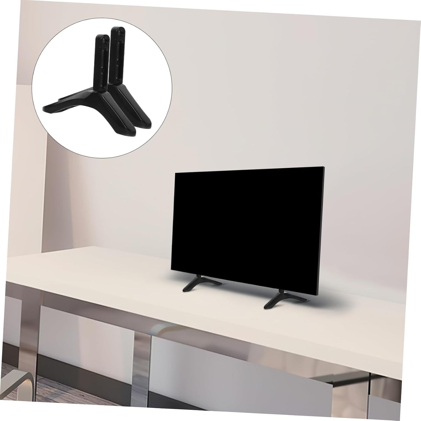Mikinona Chic TV Base Stand for Flat Screens - Design for Home