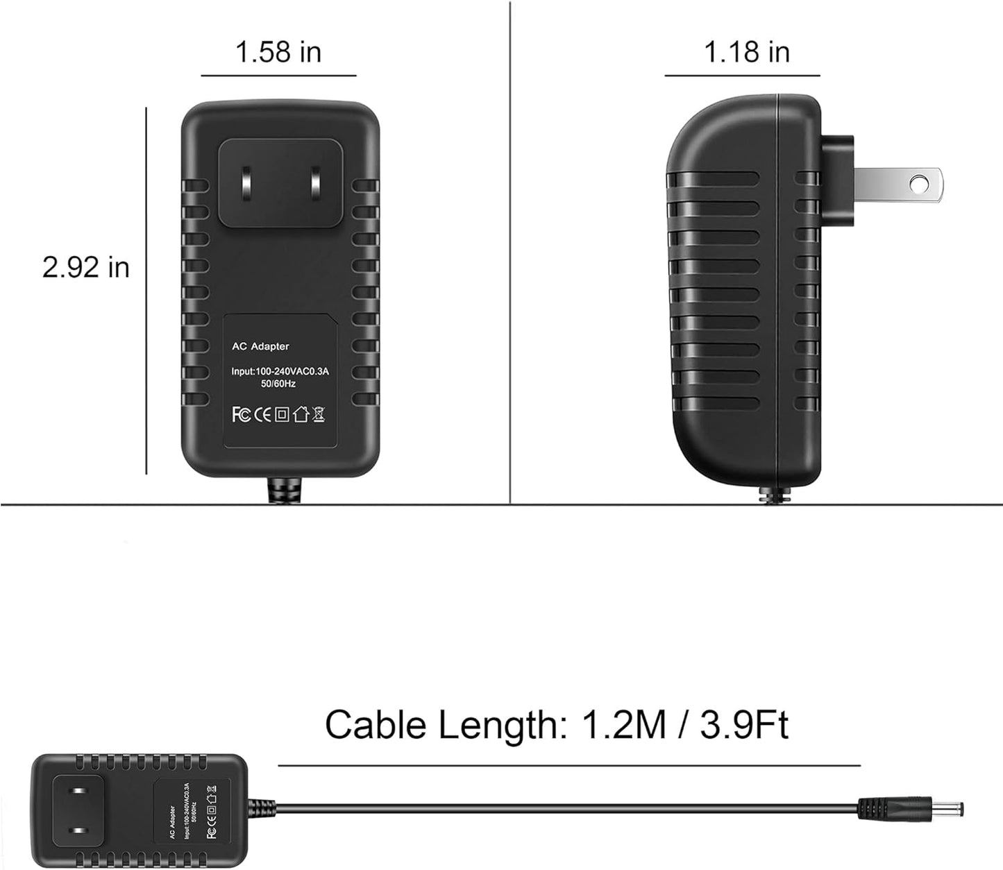 J-ZMQER 1250 AC/DC Adapter Compatible with Marpac Marsona Sound Conditioner White Noise Machine Digital Sleep Power