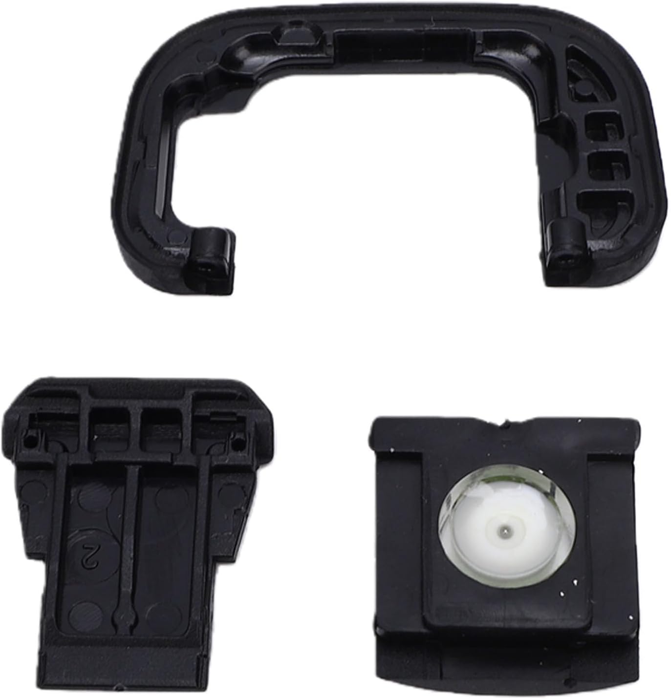 R8 Yunseity Viewfinder Eyecup, Soft Silicone Eyepiece with Hot Shoe Cover and Level for RP Camera, Portable Accessories