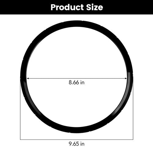09936 Pressure Cooker Sealing Ring, Overpressure Plugs Fit for Presto Pressure Cooker, (2 Packs) Model 4 Quart 6 Quart, Replace 0126002 0136102 0136403 0136304 0136001 0216001