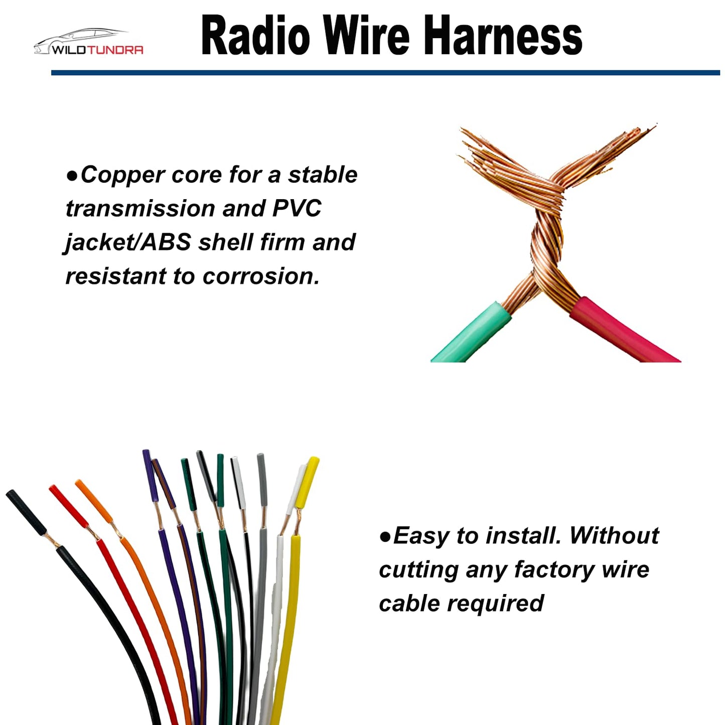 20 2000-2006 4Runner Pin Radio Wiring Harness Replacement for Toyota Avalon Camry with JBL Amplifier, Car Stereo