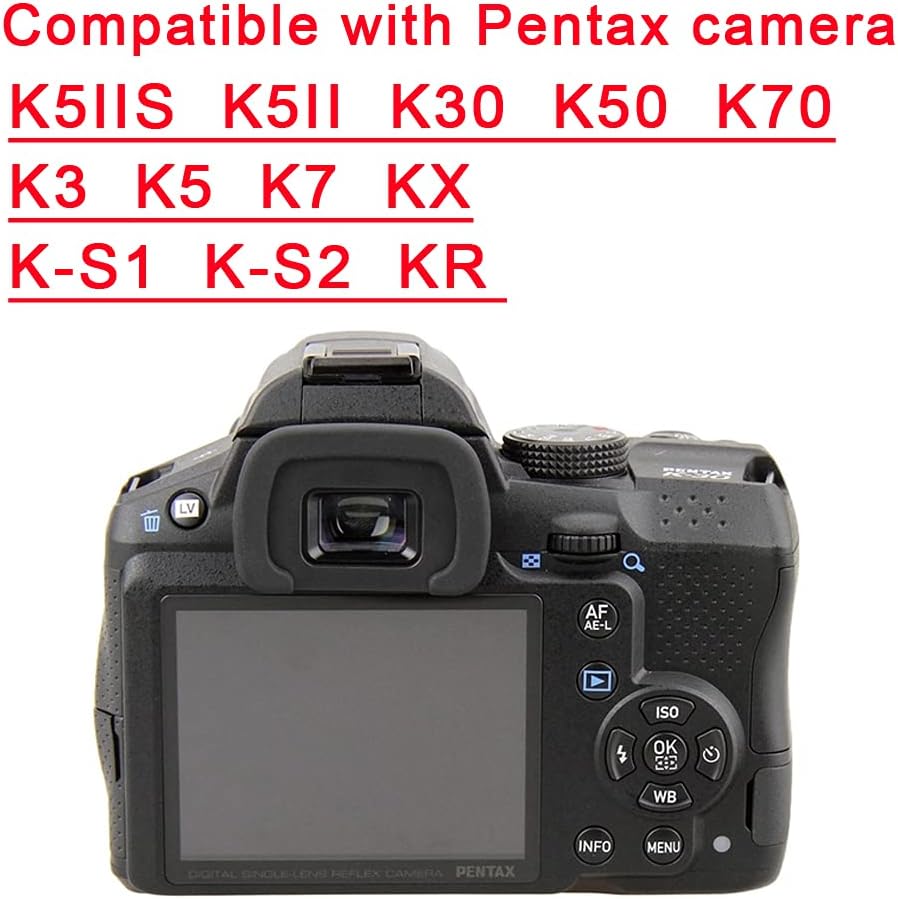 FANZR K5IIS K5II K30 K50 K7 K5 K3 (2 Pack) (FAN-US-2X FR Eyecup Eyepiece Viewfinder Compatible with Pentax Camera FR)