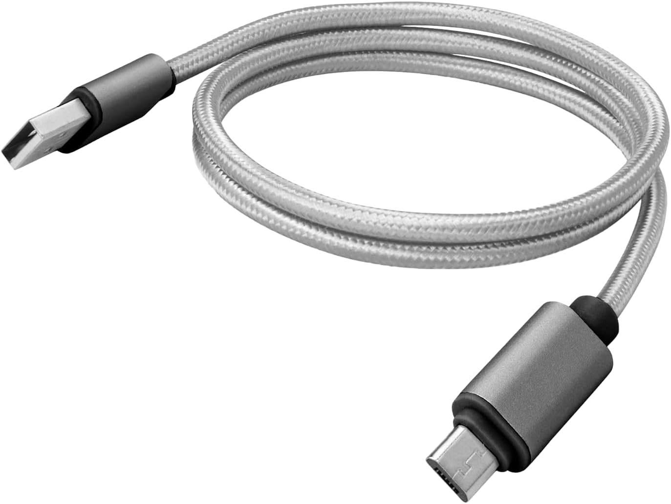 BoxWave MP3 (1.8 Cable Compatible with Dyzeryk Player in) - Micro USB DuraCable, Braided Micro USB Charging Cable