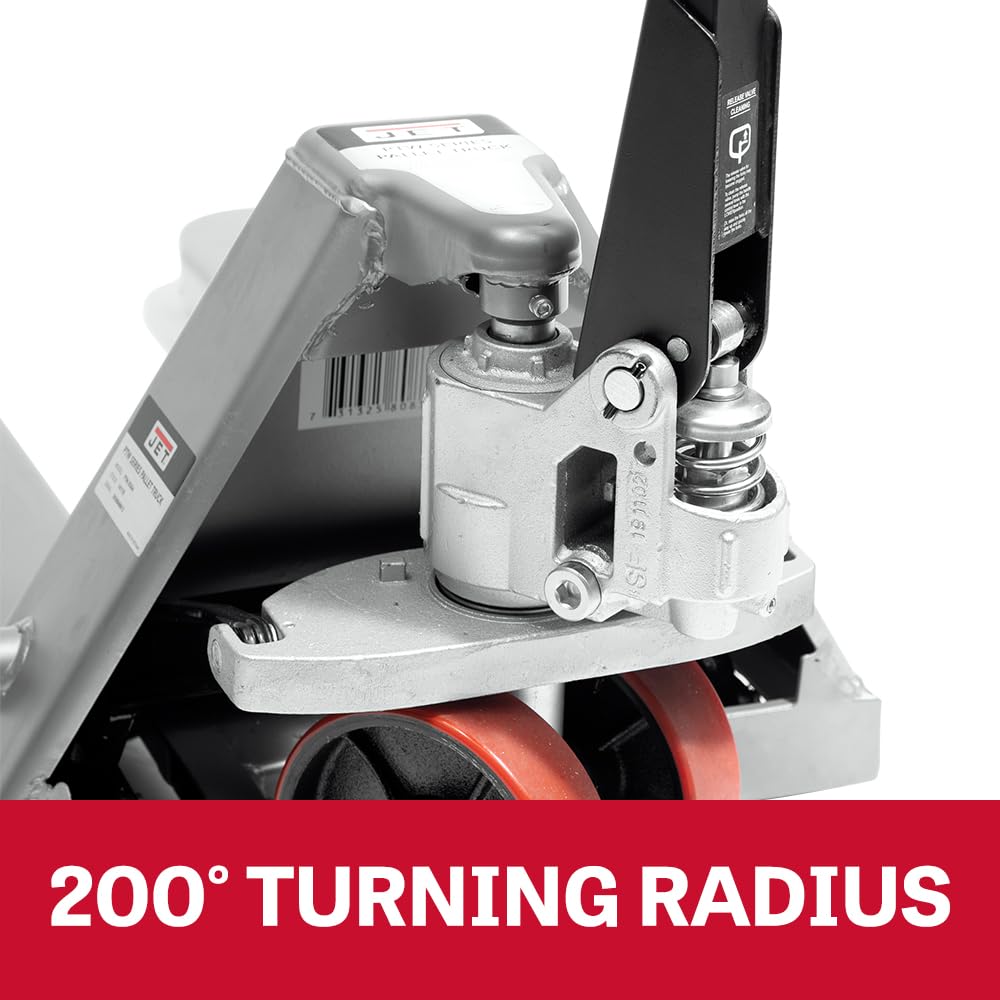 JET 20" x 42" Pallet Jack, 6600 Lb. Capacity (Model PTW-2042B)