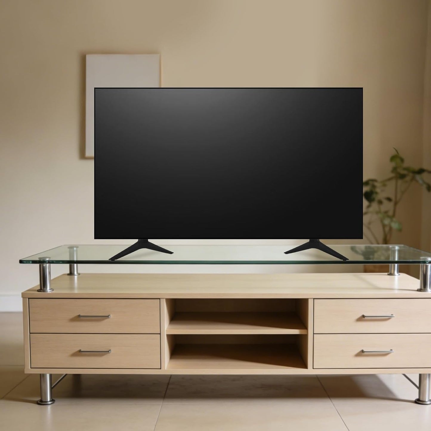 2PCS 60/65in LABRIMP TV Stand Legs Compatible for Hisense Monitors - Replacement Tabletop Television Support Feet