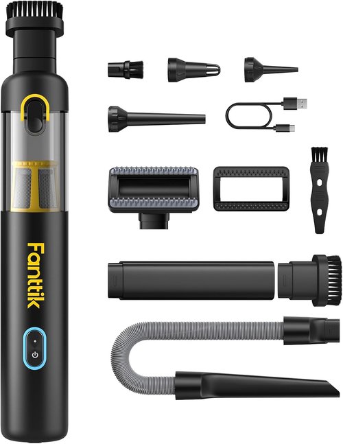 Fanttik V8 Apex Cordless Car Vacuum - Slim Design for Easy Cleaning | Powerful Suction & Lightweight