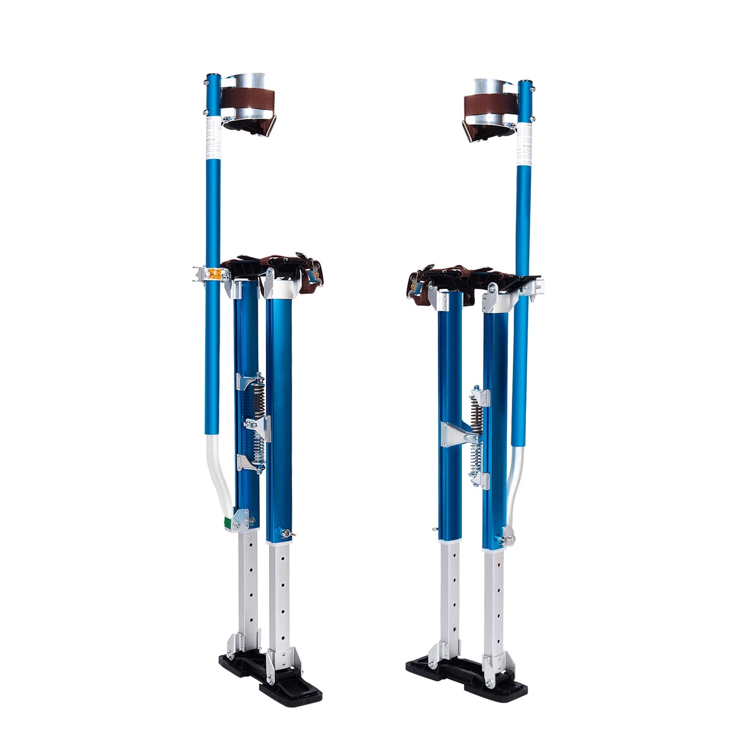 Painting Drywall Stilts,Adjustable Aluminum Tool Stilt for Plastering,24" - 40" Sheetrock Stilts,Professional Drywall Stilts, Blue