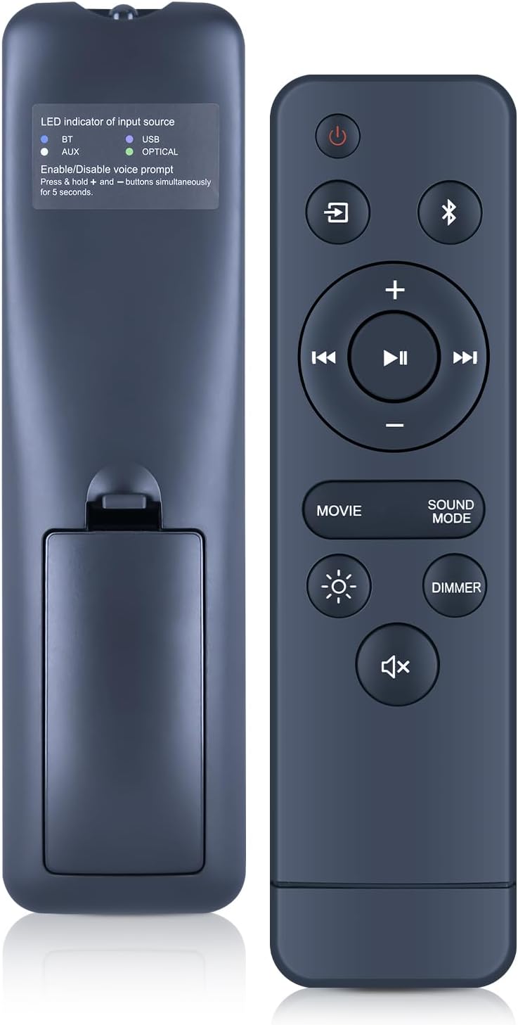 WDZP 100075108 20 Inch New Soundbar Remote Control for Onn Sound Bar Speaker