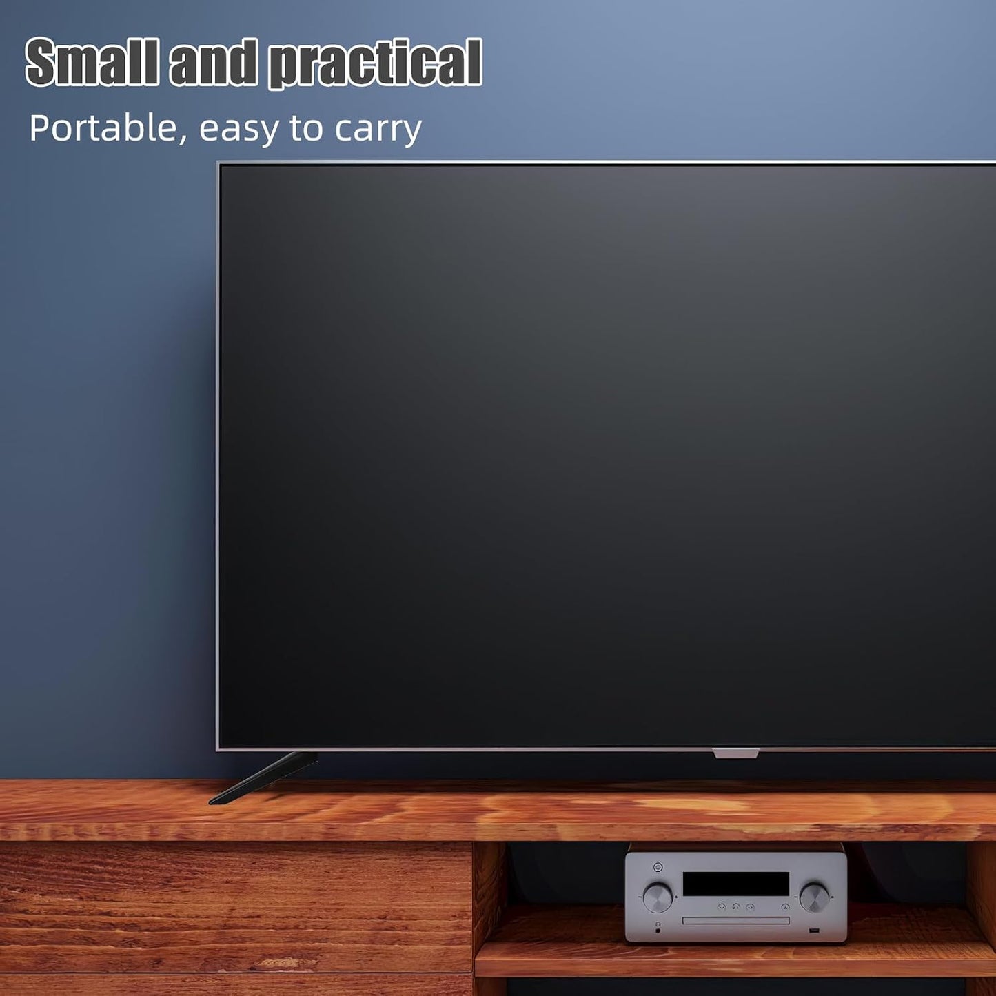 BESPORTBLE 1 Set 28-65 Inch TV Stand Legs: No Drill Smart TV Tabletop Base Support/Leg Stand Non-Slip Compatible