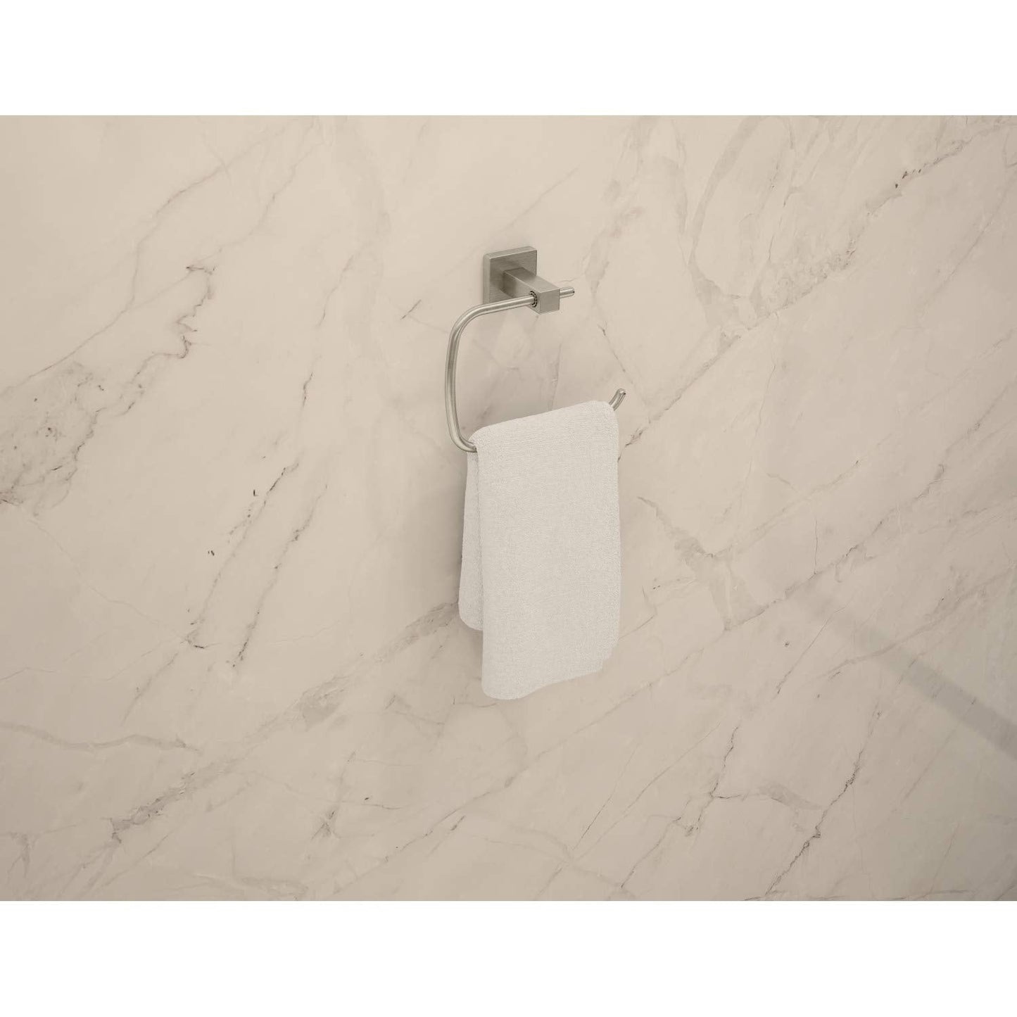 Symmons 36AC4BUNDLESTN Duro 4-Piece Wall-Mounted Bathroom Hardware Set in Satin Nickel