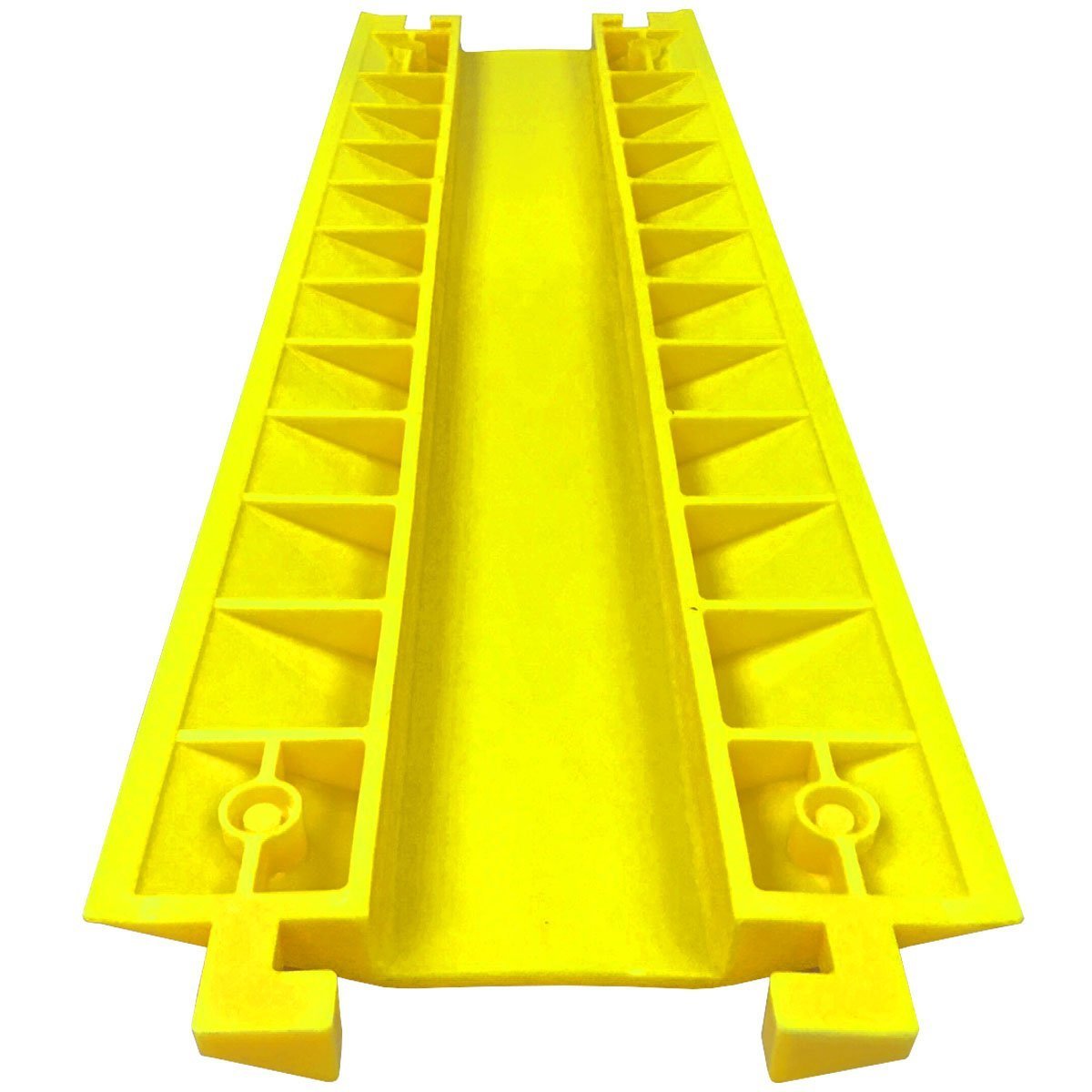 EZ Runner PVC Drop Over Cable Ramp - Single Channel - Yellow (Pack of 3)